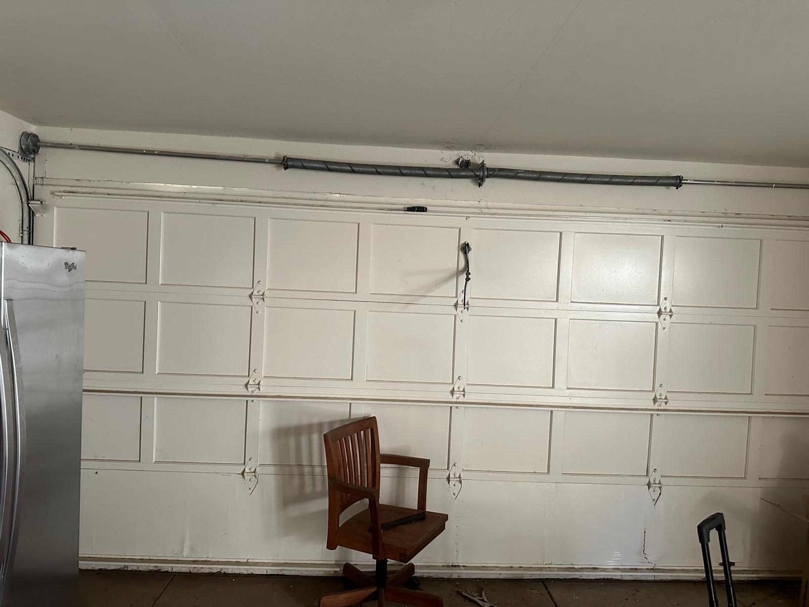 White panel garage door North Miami